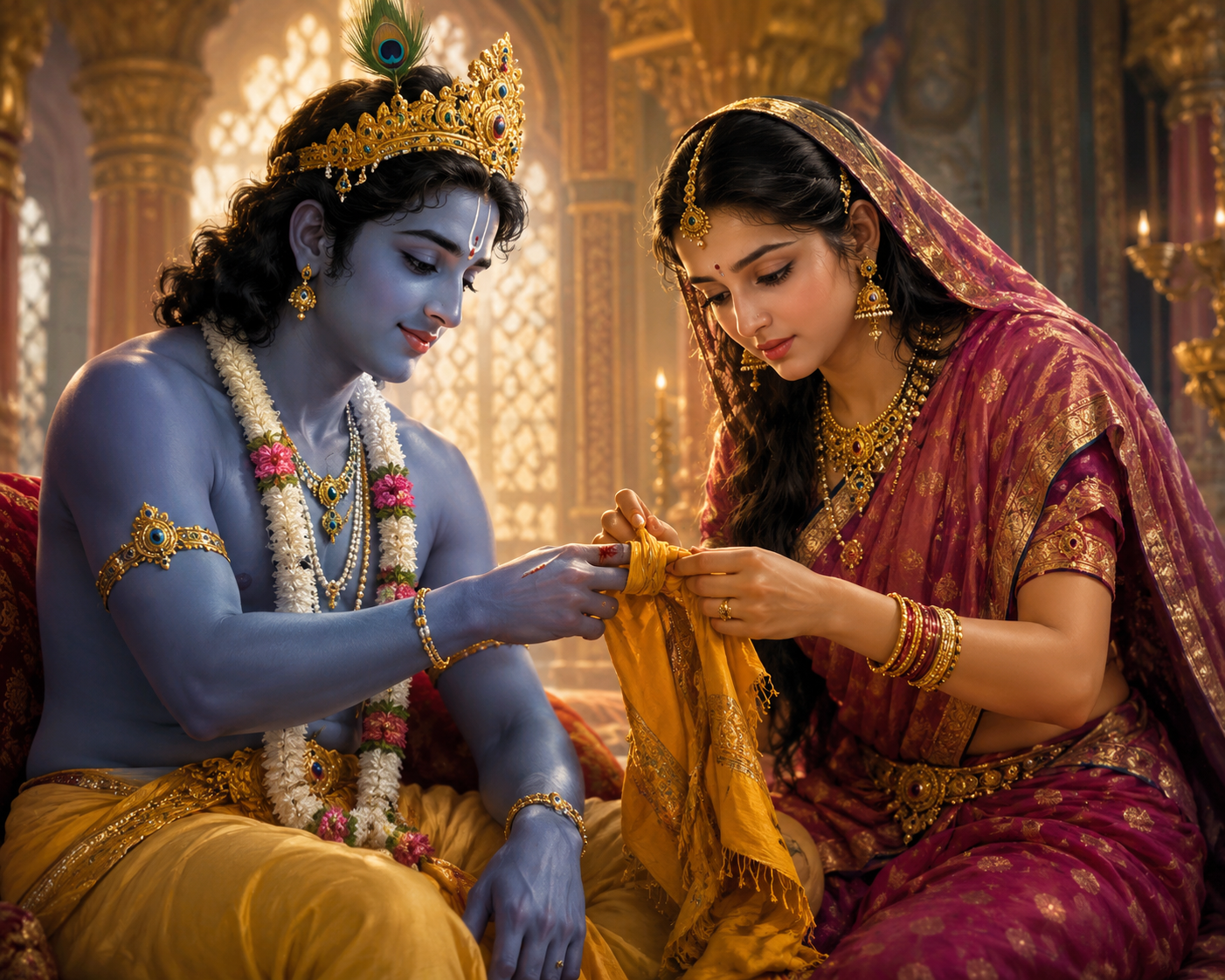 श्रीकृष्ण और द्रौपदी की कथा